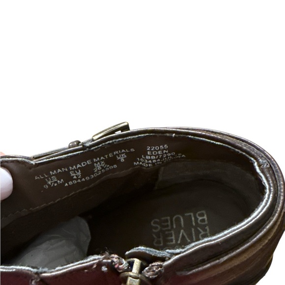 Canyon River Blues Brown Ankle Booties with Triple Buckle - Picture 7 of 7